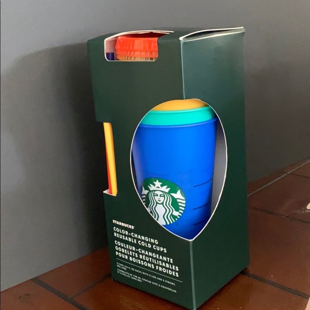 Starbucks Color Changing Reusable Cold Cups